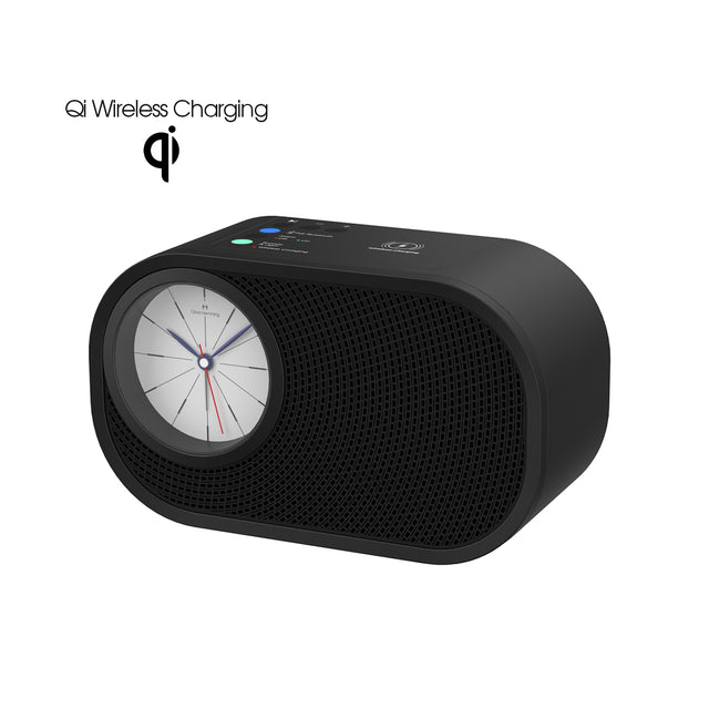 JAZZMAN + Qi WIRELESS CHARGING - BLUETOOTH SPEAKER ALARM CLOCK - JZB3B2W