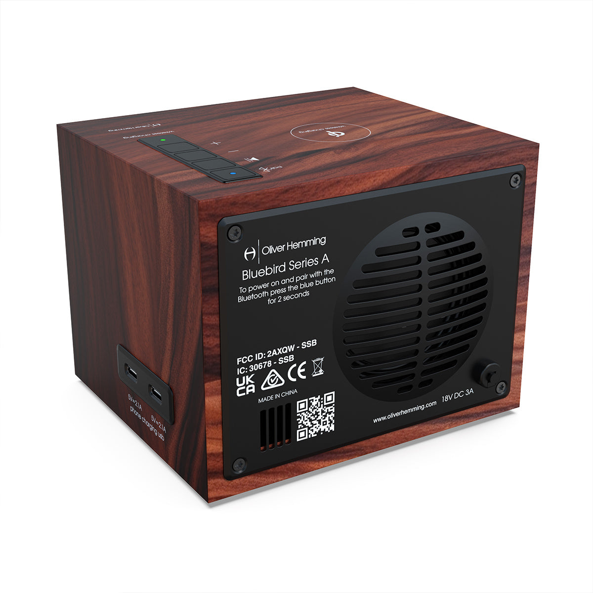 EBONY BLUEBIRD - Bluetooth Speaker - BLESA