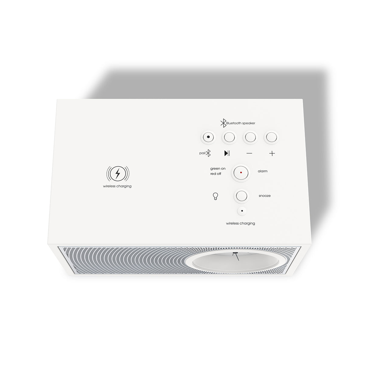 Downtown White Songbird Bluetooth Speaker - DWSSB