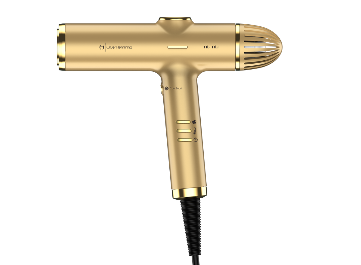 Niu Niu Hair Dryer GOLD