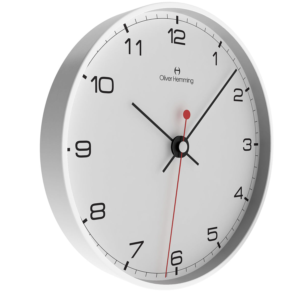 Matt White 30cm Simplex Wall Clock - W300W5WTB