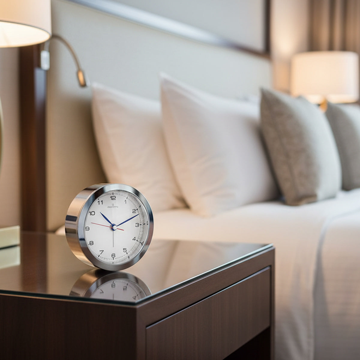 Polished Stainless Steel Obsession Alarm Clock - HX81S5W