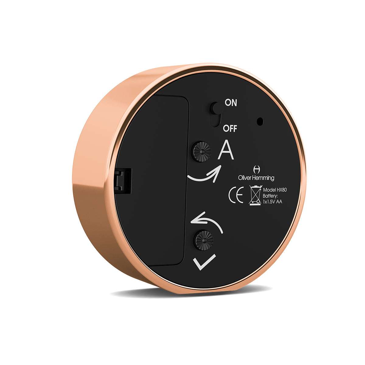 Rose Gold Desire Alarm Clock - HX80R2B