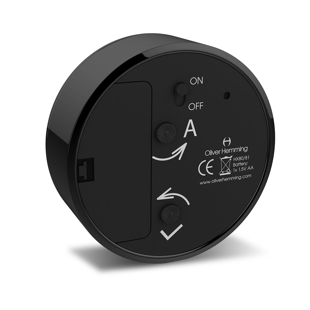 Diamond Black Obsession Alarm Clock - HX81B53W