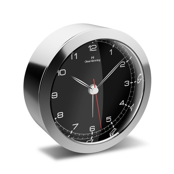 Polished Stainless Steel Obsession Alarm Clock - HX81S5B