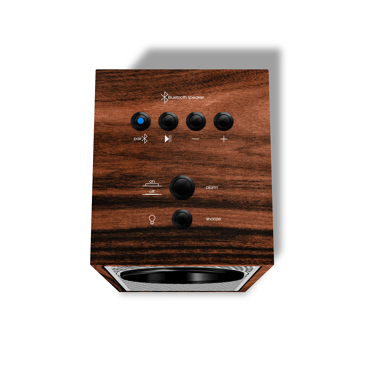 Uptown Ebony Songbird Bluetooth Speaker Alarm Clock - UE4S5W