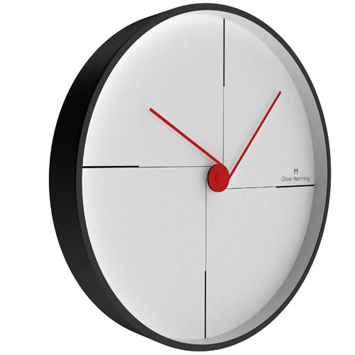 Matt Black 30cm Simplex Wall Clock - W300B9W