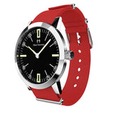Louis - Stainless Steel with red nylon strap - WT18S45BRNC