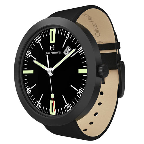 Spada - Black Stainless , black Leather - WT35B45BBL