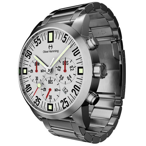 Brushed Chronograph with stainless band - WTC17SB80WCDSB
