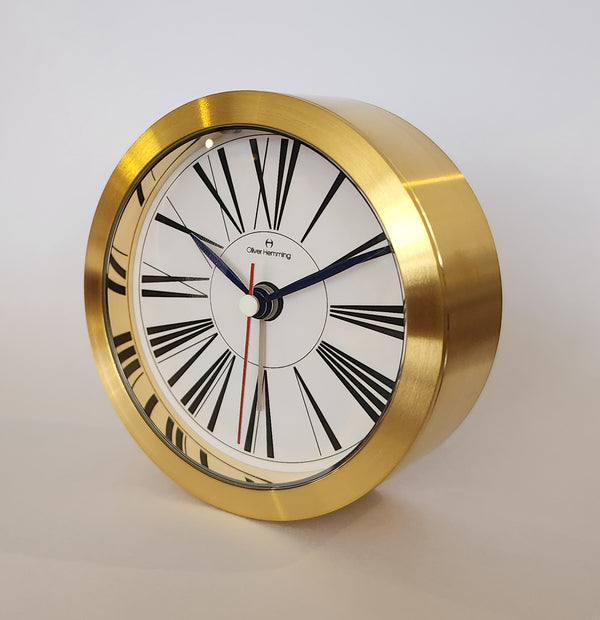 Brushed Gold Alarm Clock - HX81GB53W