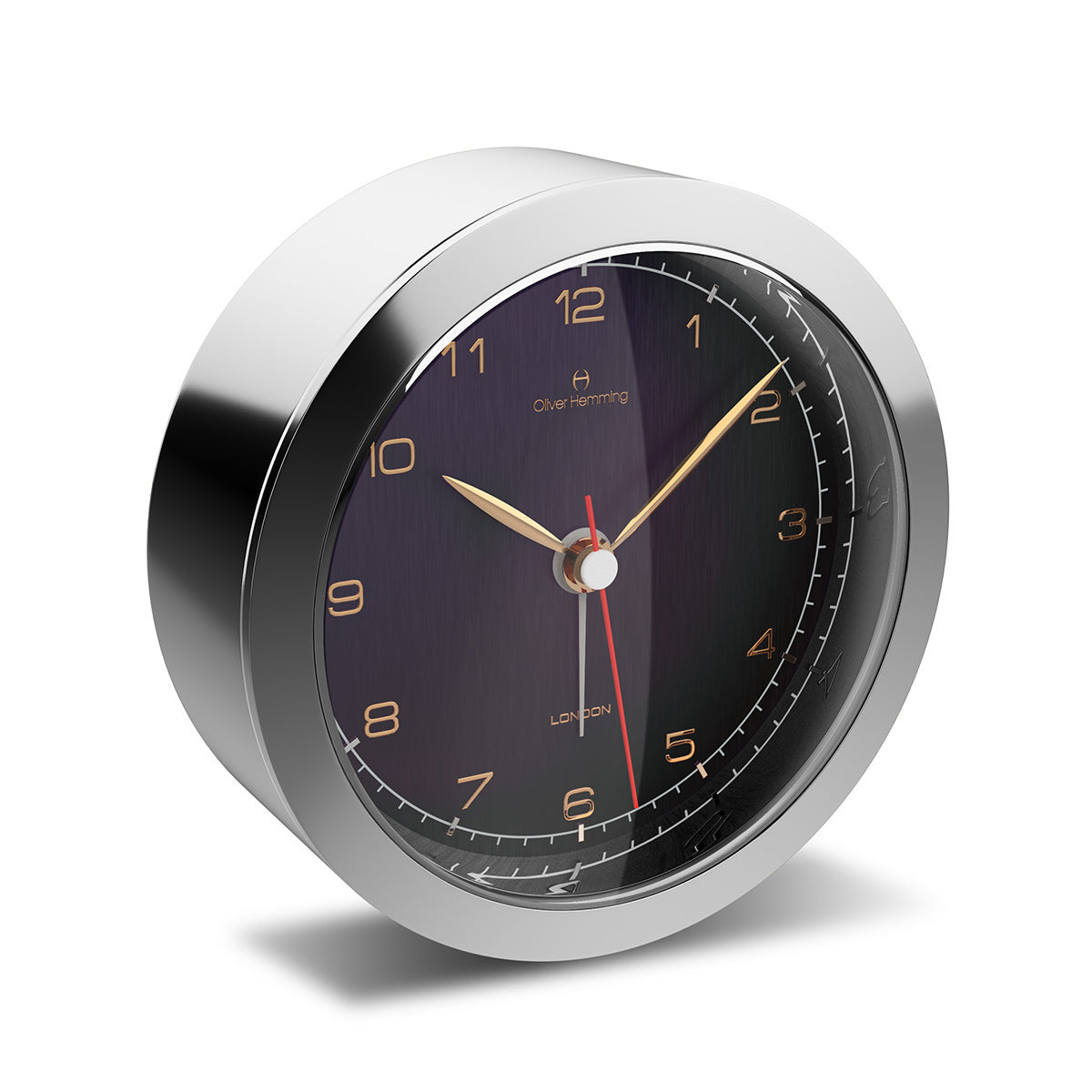 Polished Stainless Steel Obsession Plus Alarm Clock - HX81S5BR
