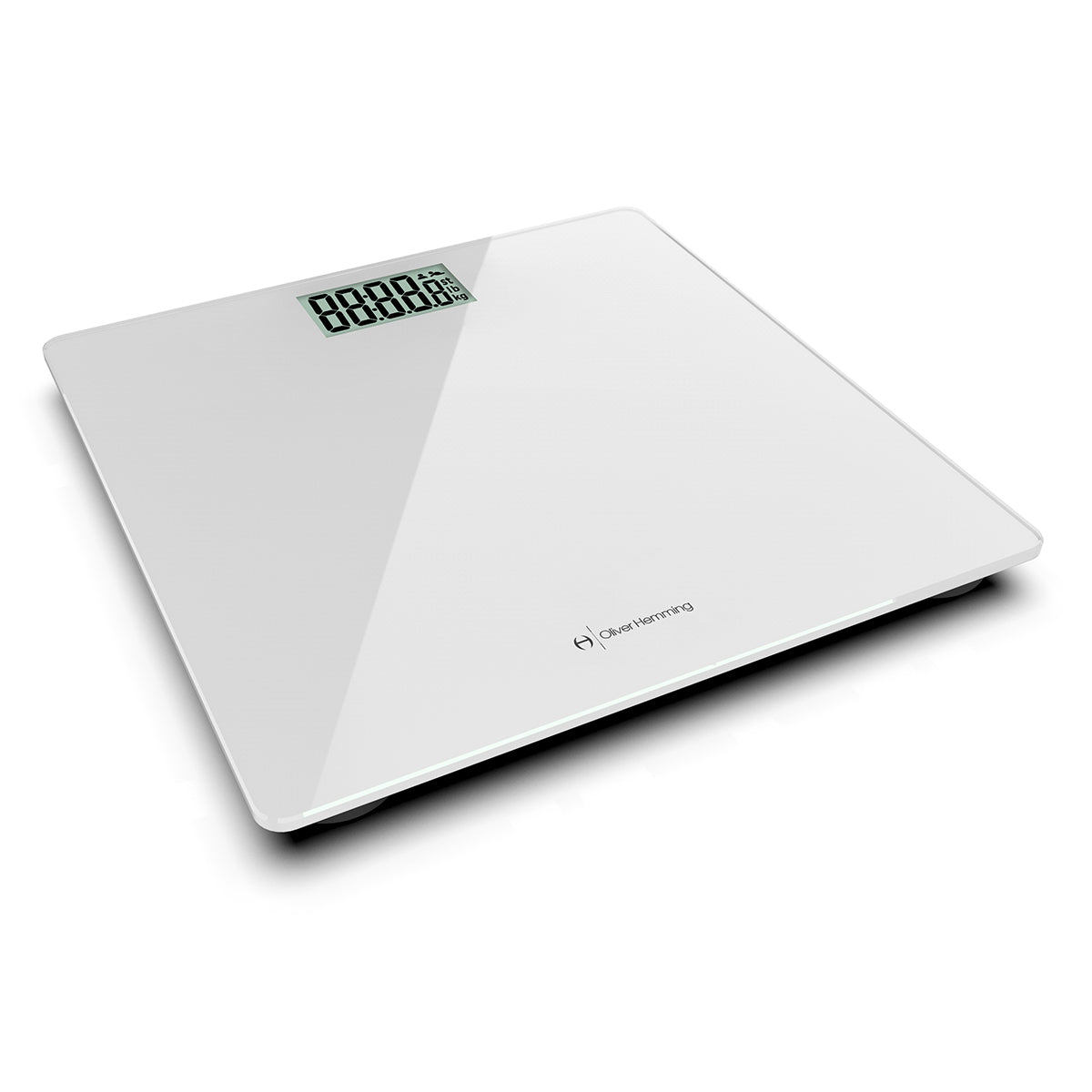 KILOMAN - Bathroom Weigh Scale - WHITE