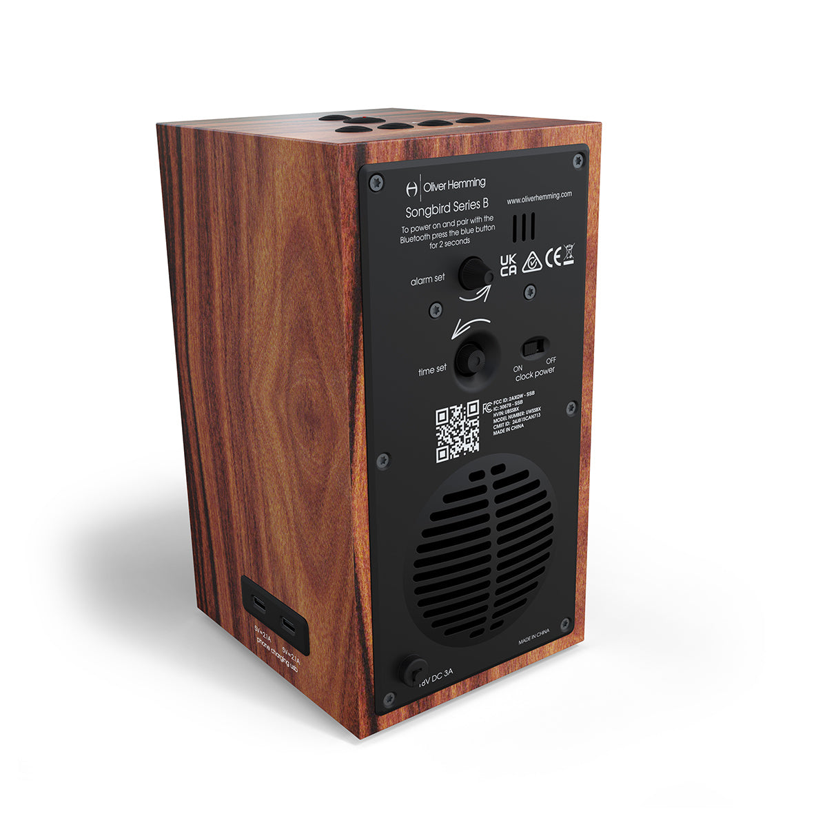 UPTOWN EBONY SONGBIRD BLUETOOTH SPEAKER - WITHOUT WIRELESS CHARGING -