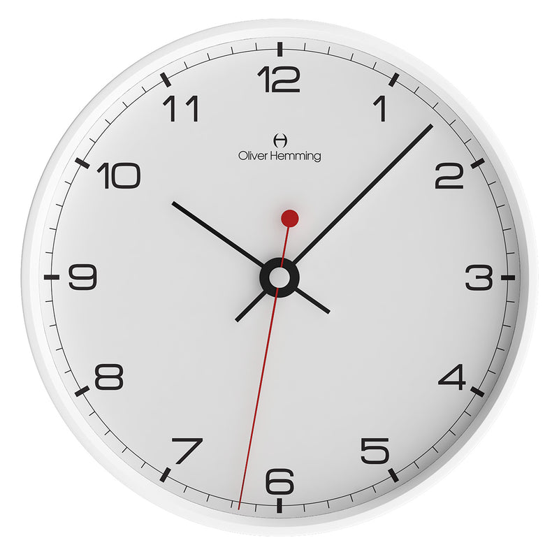 Matt White 30cm Simplex Wall Clock - W300W5WTB