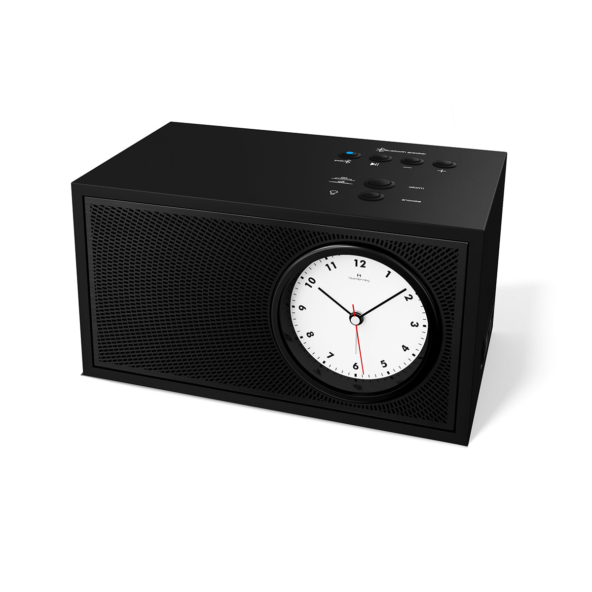 Downtown Black Songbird Bluetooth Speaker Alarm Clock - DB5B85W