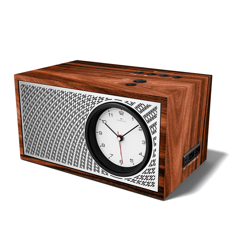 Downtown Ebony Songbird Bluetooth Speaker Alarm Clock - DE4S5W