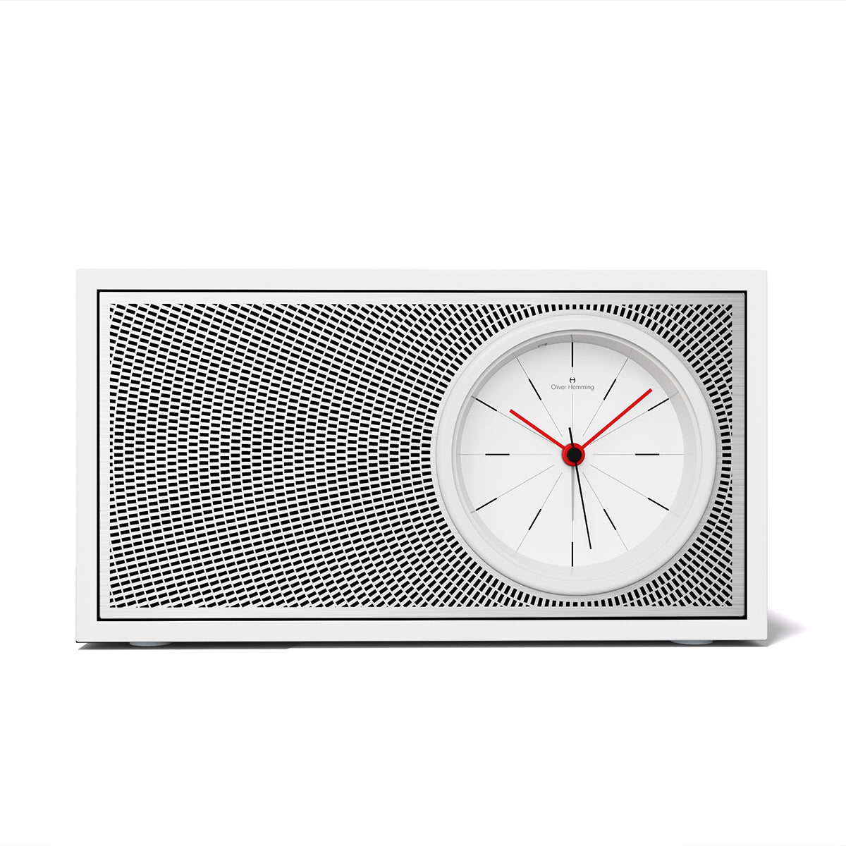 Downtown White Songbird Bluetooth Speaker Alarm Clock - DW5S2W