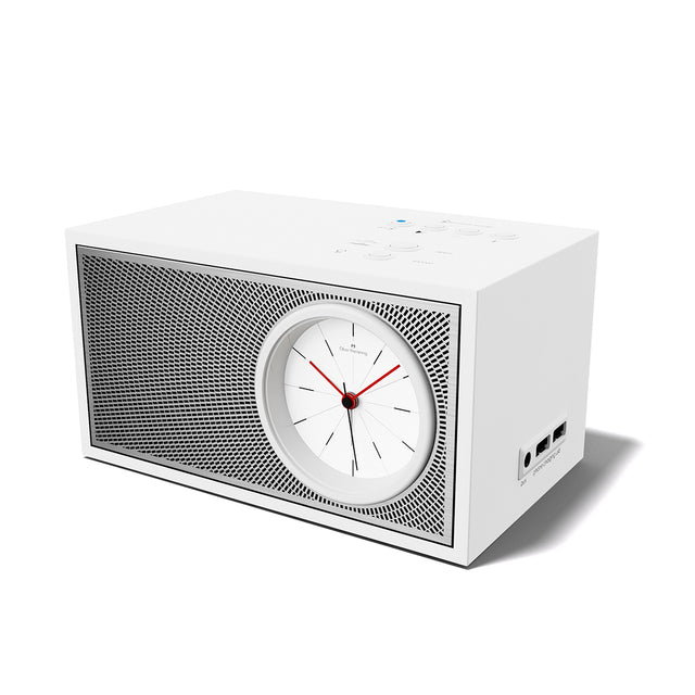 Downtown White Songbird Bluetooth Speaker Alarm Clock - DW5S2W
