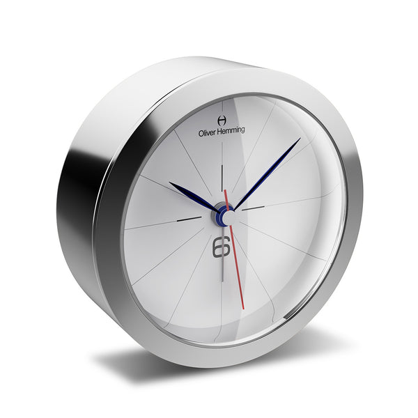 Polished Stainless Steel Obsession Alarm Clock - HX81S26W