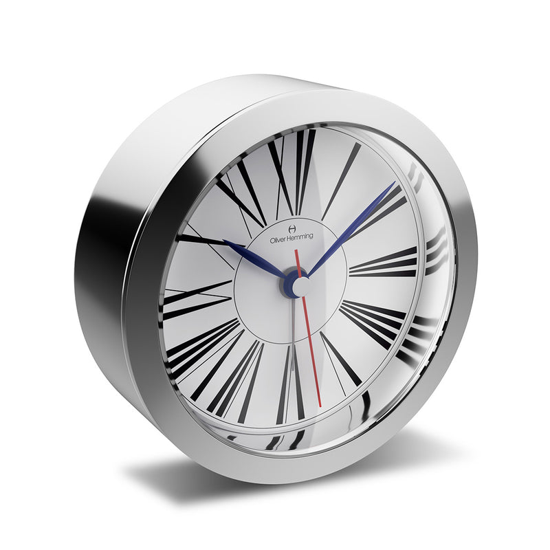 Polished Stainless Steel Obsession Alarm Clock - HX81S53W