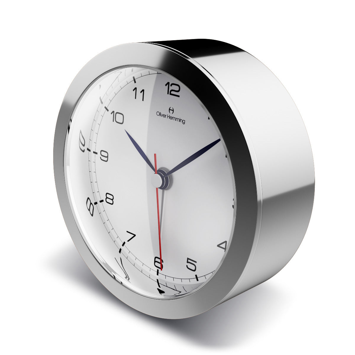 Polished Stainless Steel Obsession Alarm Clock - HX81S5W