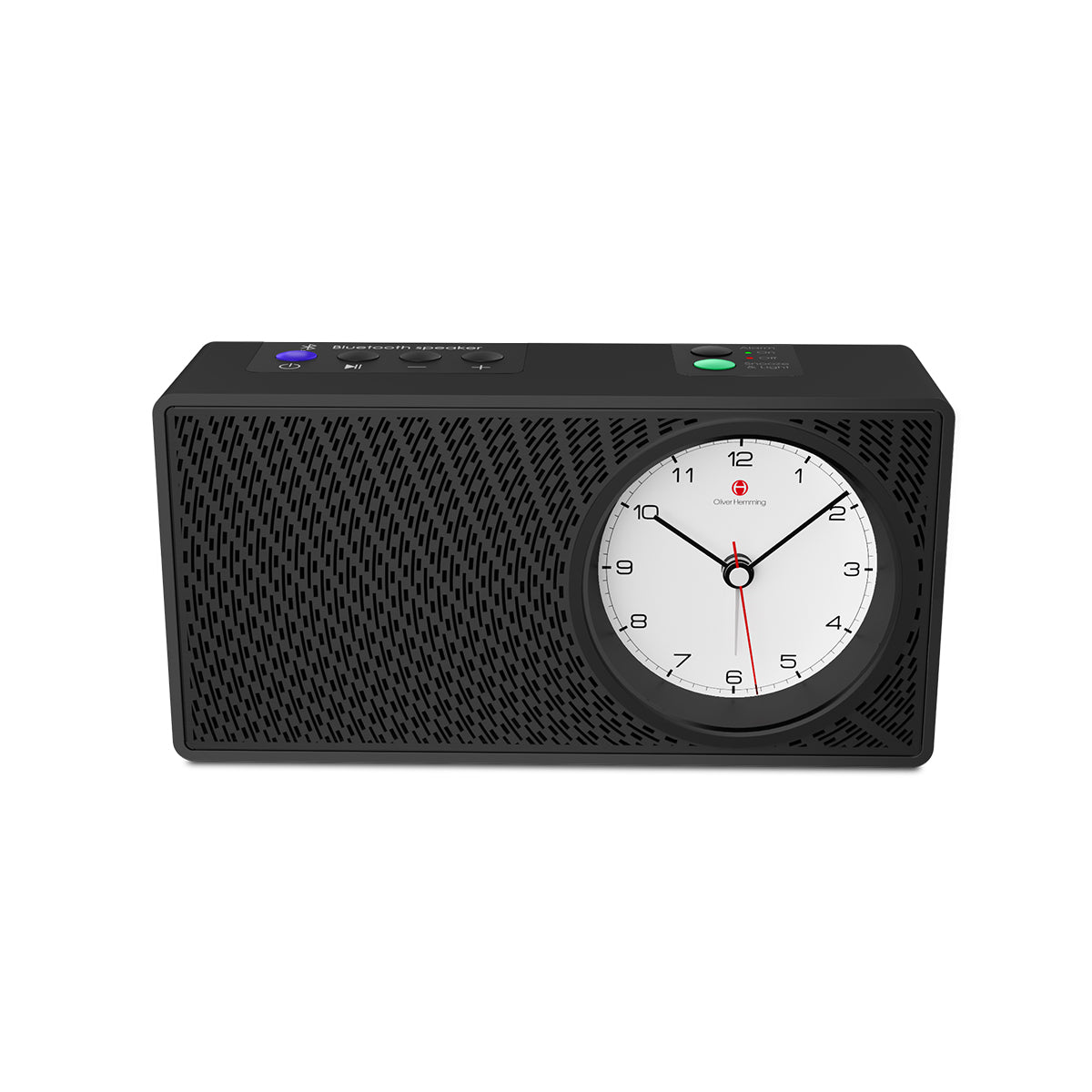 Black Robin Bluetooth Speaker Alarm Clock - RB4B5W