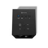 A Pair of Uptown Black Songbird Bluetooth Speaker Alarm Clock - UB5B85W