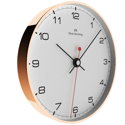 Rose Gold 30cm Simplex Wall Clock - W300R5WTB