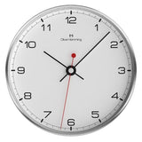 Brushed stainless steel Barometer & Clock Pair