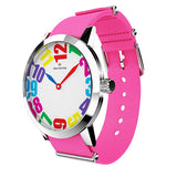Louis - Stainless Steel with pink nylon strap - WT18S20CPNC