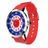 Louis - Stainless Steel with Red nylon strap - WT18S58RRNC