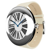 Stella - Stainless steel with Ivory Silk Strap - WT36S53WIS
