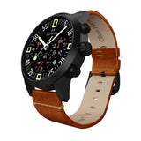 Black Chronograph with tan leather + Date - WTC17B80BVT