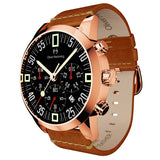 Rose Chronograph with tan leather + Date - WTC17R80BVT