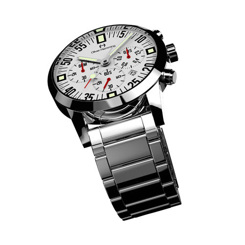 Polished Chronograph with stainless band - WTC17S80WCD