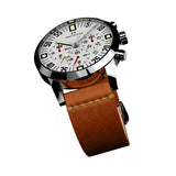 Polished Chronograph with tan leather - WTC17S80WVT